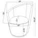 Kaylie - Upholstered Swivel Chair Furniture Max