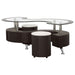 Marley - 3 Piece Coffee Table And Stools Set Furniture Max