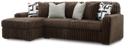 Midnight-Madness - Sectional - Chocolate Signature Design by Ashley®