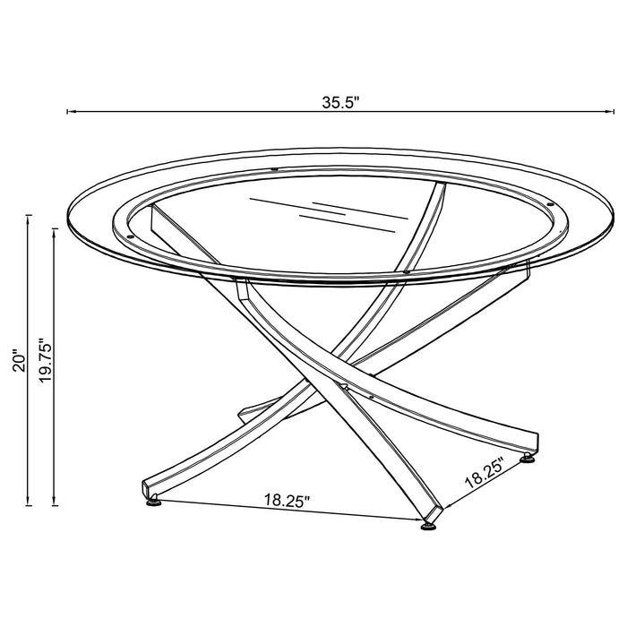 Connors - Round Table Set Furniture Max