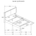 Bed With Nailhead Trim Furniture Max