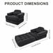 Convertible 2 In 1 Armrest Sofa For Bedroom Home Essentials