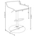 Backless Bar Stool With Adjustable Height - Black Furniture Max