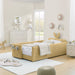Cute Rabbit Ear Upholstered Platform Bed Frame With Safety Rail Home Essentials