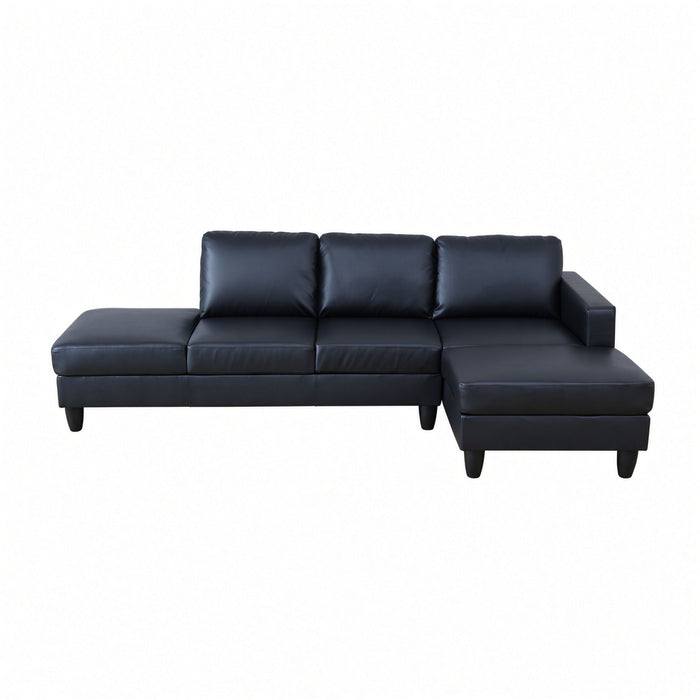 L - Shaped Sectional Sofa With Chaise & Ottoman Home Essentials