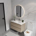 Wall Mounted Bathroom Vanity & Sink, 2 Soft Close Drawers Home Essentials