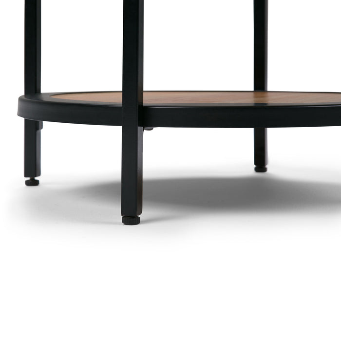 Jenna - Handcrafted Round Side Table Simpli-Home