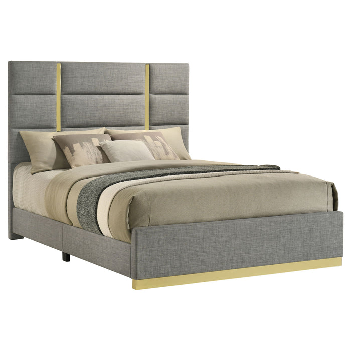 Lauryn - Upholstered Panel Bed Furniture Max