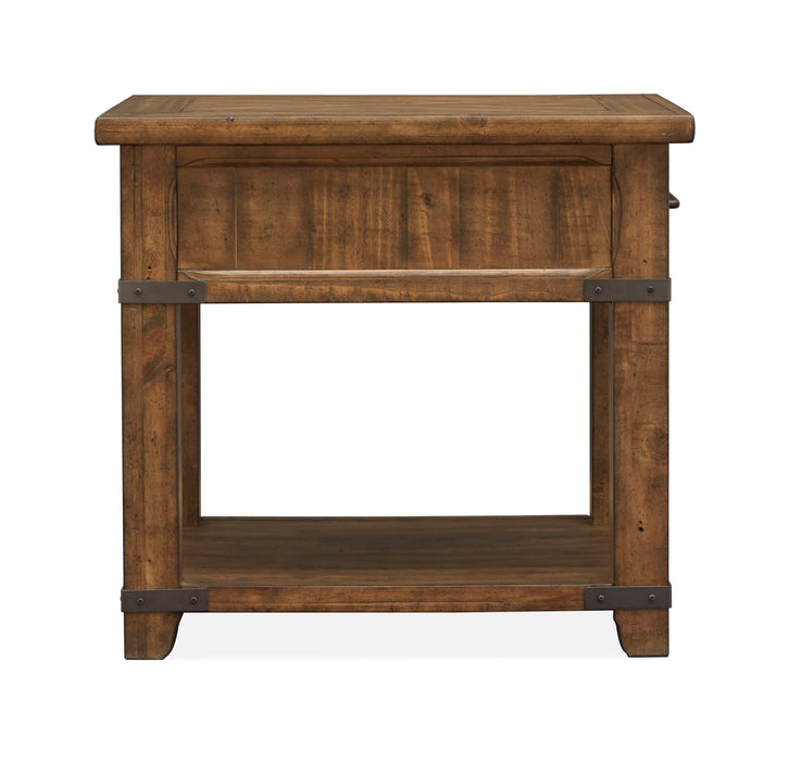 Chesterfield - Rectangular End Table - Farmhouse Timber Magnussen Furniture