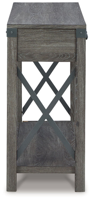 Freedan - Console Sofa Table - Grayish Brown Signature Design by Ashley®