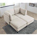 Upholstered Modular Sectional & Tall Legs Home Essentials