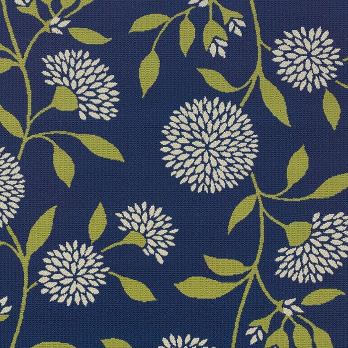 Floral Outdoor / Indoor Area Rug - Blue / Green