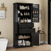 Storage Cabinet With Adjustable Shelves, 2 Drawers, Doors Noble House