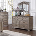 Dresser And Mirror - Antique Silver Home Essentials