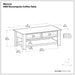 Monroe - Rectangular Coffee Table With Drawers - Brown Simpli-Home