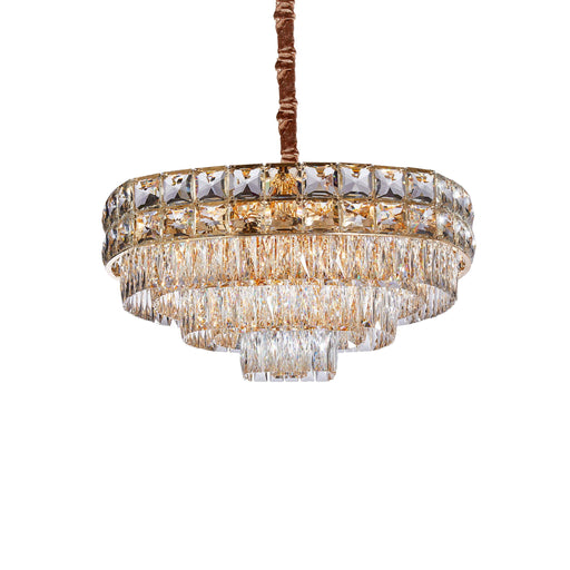 Michael Amini Lighting - Soleil 13-Light Crystal Chandelier - Gold Michael Amini