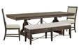Westley Falls - Extendable Trestle Dining Table Set Magnussen Furniture