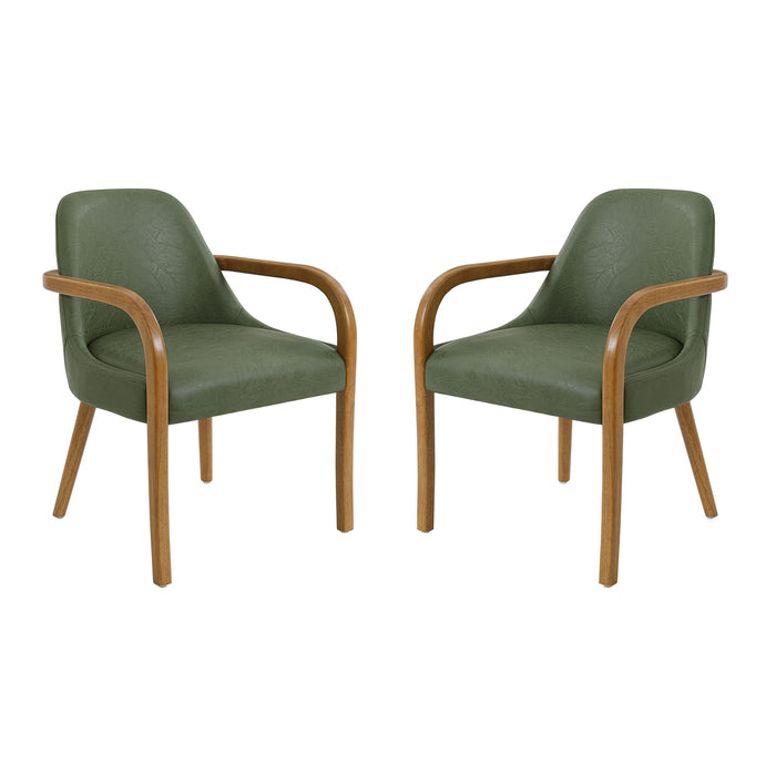Dining Upholstered Armchairs (Set of 2) Noble House