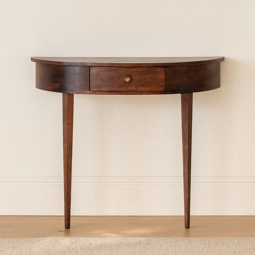 Backless Mounted Console - Brown Artisan Furniture