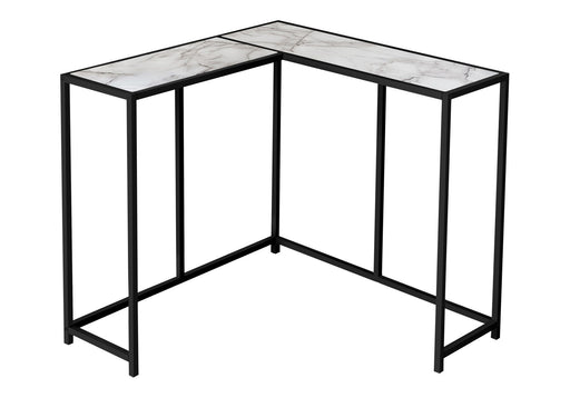 Corner Accent Console Table For Entryway - White 8th Street