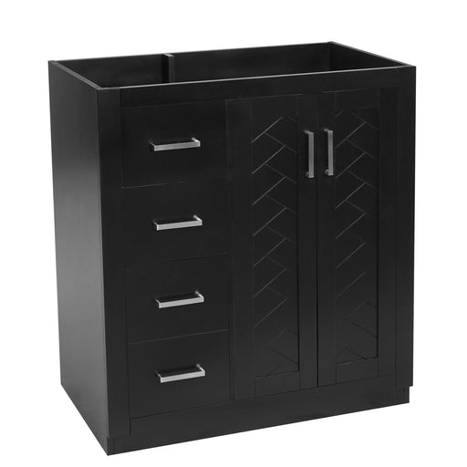 Retro Style Bathroom Vanity With 3 Drawers & Soft-Closing Doors Hearth and Haven