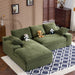 Compressed Sofa With 3 Back Cushions, 2 Throw Pillows Home Essentials