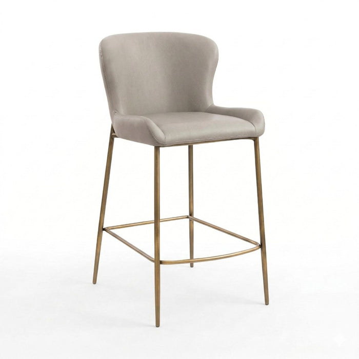 Modern Counter Stool With Upholstered Seat New Ridge Home