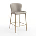 Modern Counter Stool With Upholstered Seat New Ridge Home