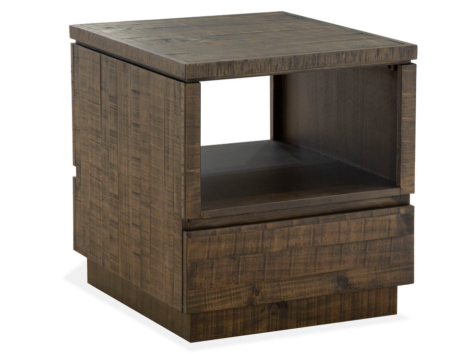 Baisden - Rectangular End Table - Tobacco Magnussen Furniture