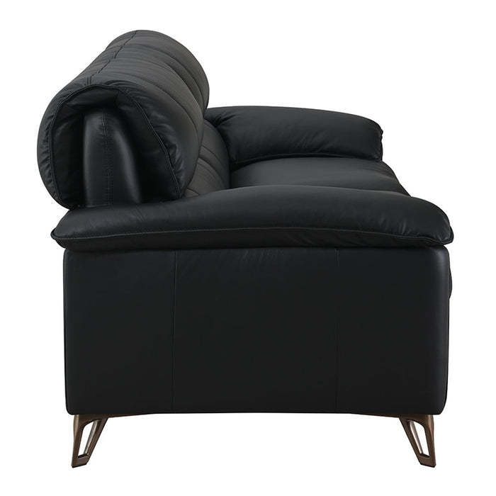 Eilene - Sofa - Black Top Grain Leather