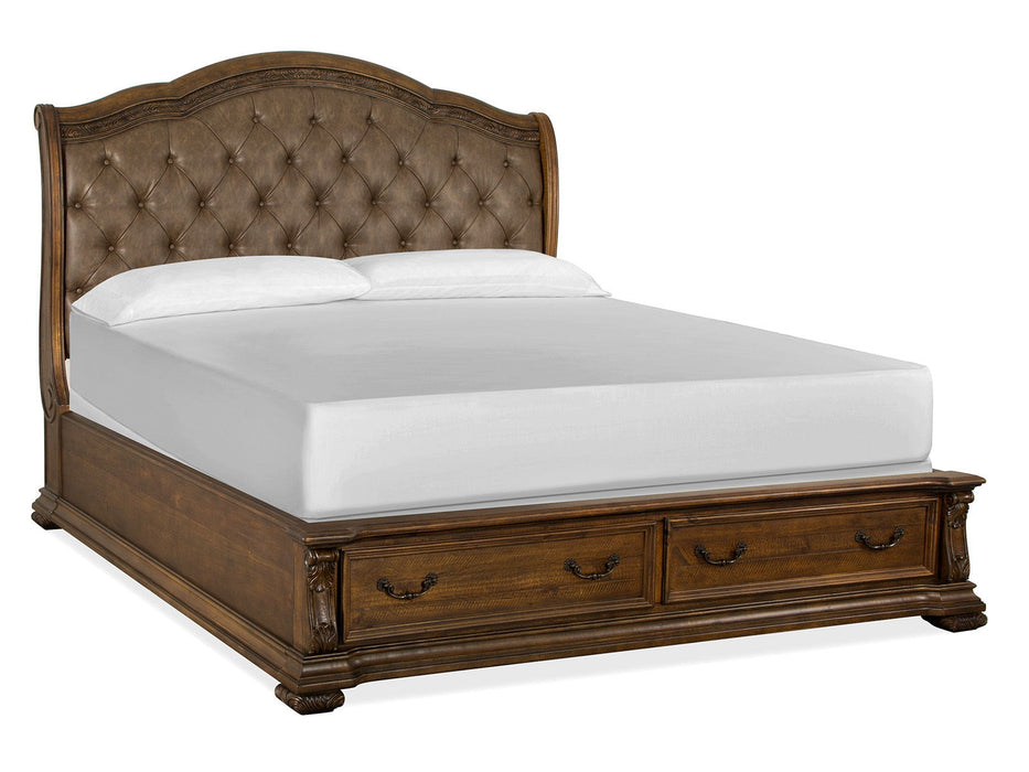 Durango - Upholstered Sleigh Storage Bed Magnussen Furniture