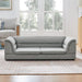 Oversized, Curved Armrest Rectangular Dog Sofa, For Large & Oversized Dogs - Light Gray Daily Nest