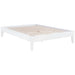 Sophie - Full Platform Bed With Tapered Legs - White Furniture Max