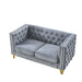 Modern Sofa With Button Tufting, Upholstered Couch For Living Room Home Essentials
