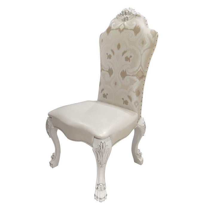 Dresden - Side Chair Set of 2) - Fabric & Bone White