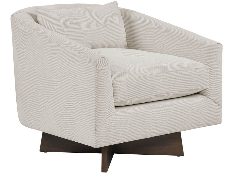Lamar - Swivel Chair, Special Order - White / Gray