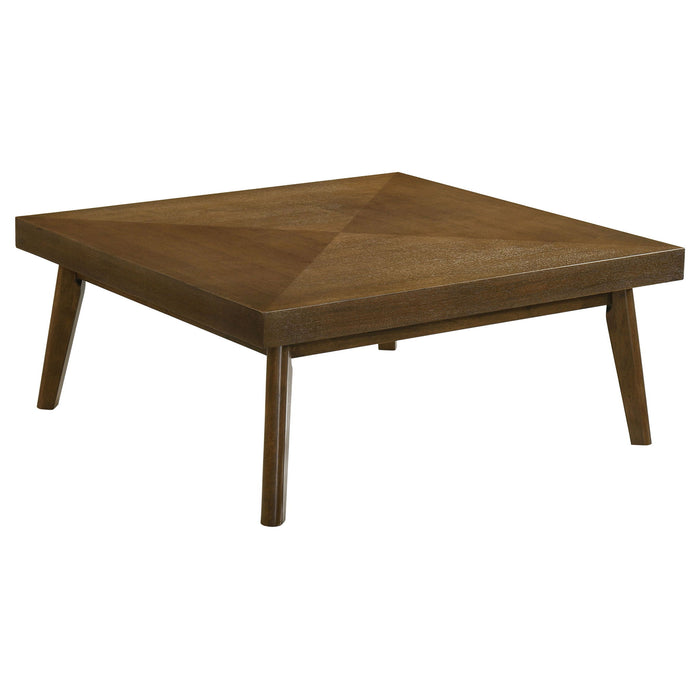 Aidan - 2 Piece Square Coffee And End Table Set - Walnut Furniture Max