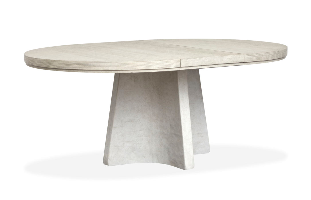 Lorelei - Extendable 54" Round Dining Table - Misty Cloud Magnussen Furniture