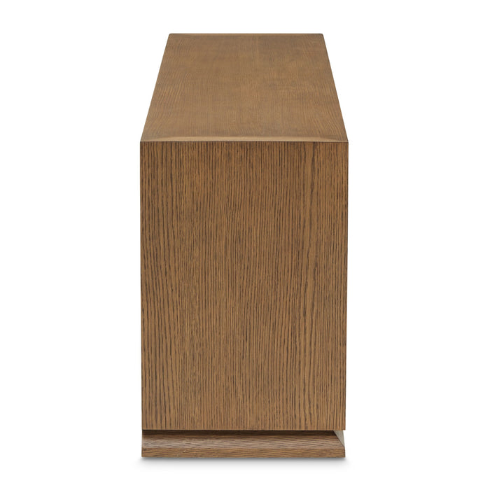 Portrait - TV Console - Sienna Brown Michael Amini