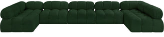 Ames - 7 Piece Boucle Fabric Modular Sectional Meridian Furniture