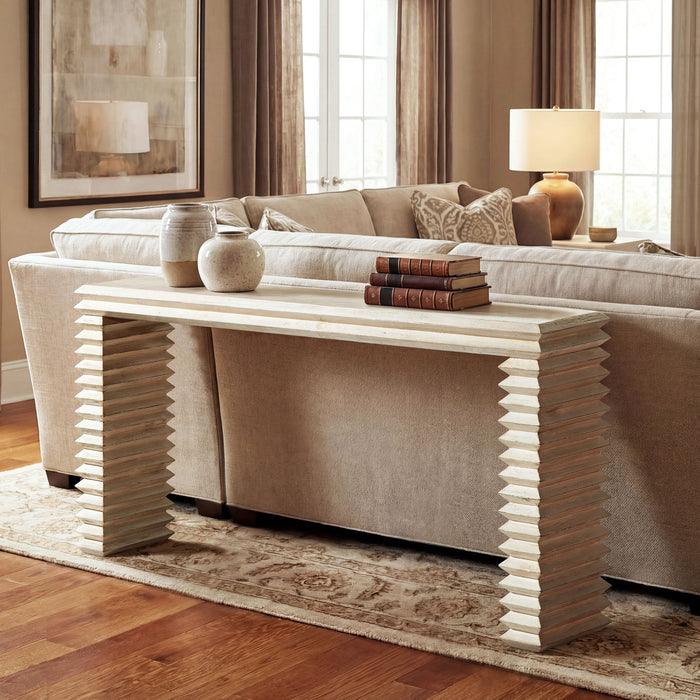 Veda - Geometric Waterfall Table Jennifer Taylor Home