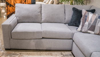 Lakepoint - LAF Sofa With Corner Wedge - Nickel