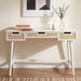 Writing Desk With 3 Drawers For Living Room Noble House