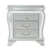 Aurelia - Nightstand With LED - Silver Global Furniture USA