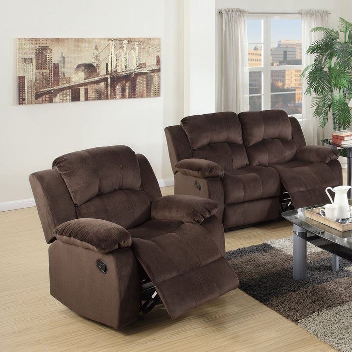 Modern Style Living Room Set With Reclining Home Essentials