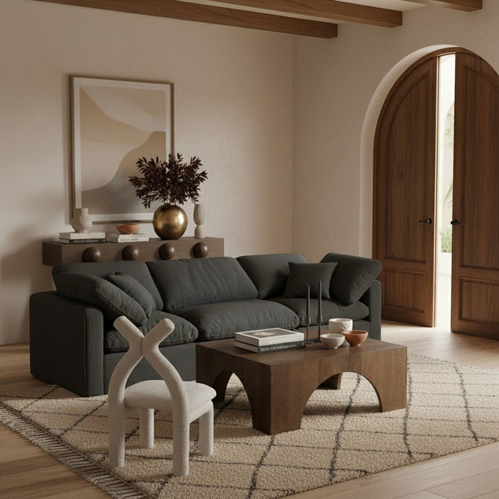 Indulge - Linen 3 Seat Modular Sofa Meridian Furniture