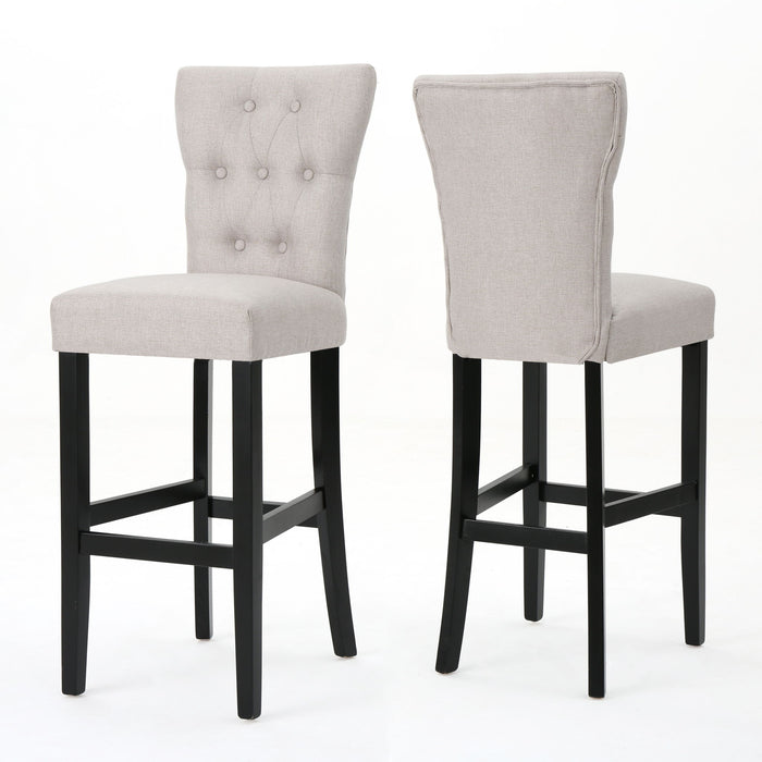 Elegant Barstool Set With Cushioning