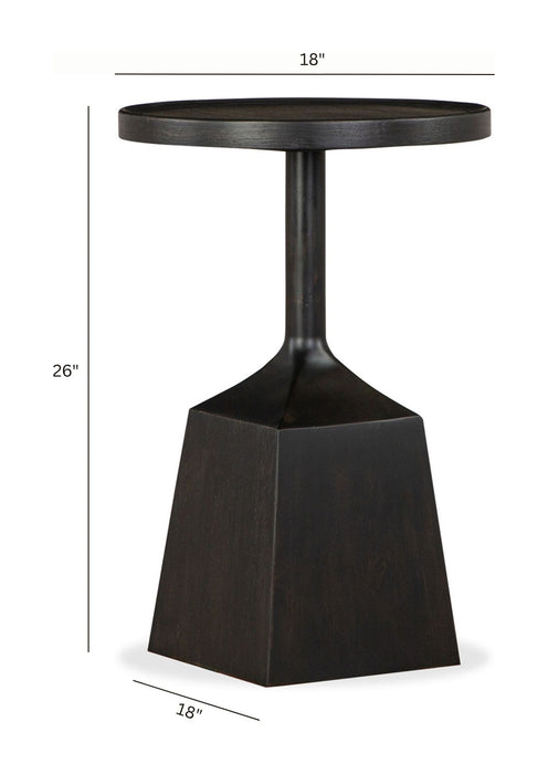 Lindon - Round Pedestal Accent End Table Magnussen Furniture