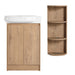 Freestanding Bathroom Vanity With Sink And Storage Rack, Soft Close Doors Base With Basin Home Essentials