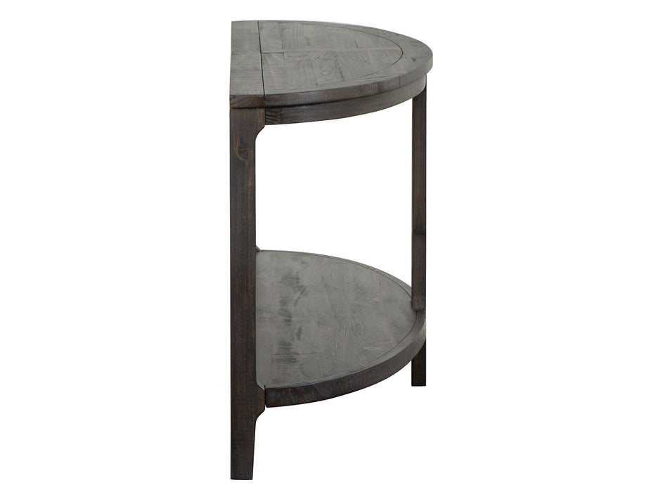 Boswell - Demilune Sofa Table - Peppercorn Magnussen Furniture